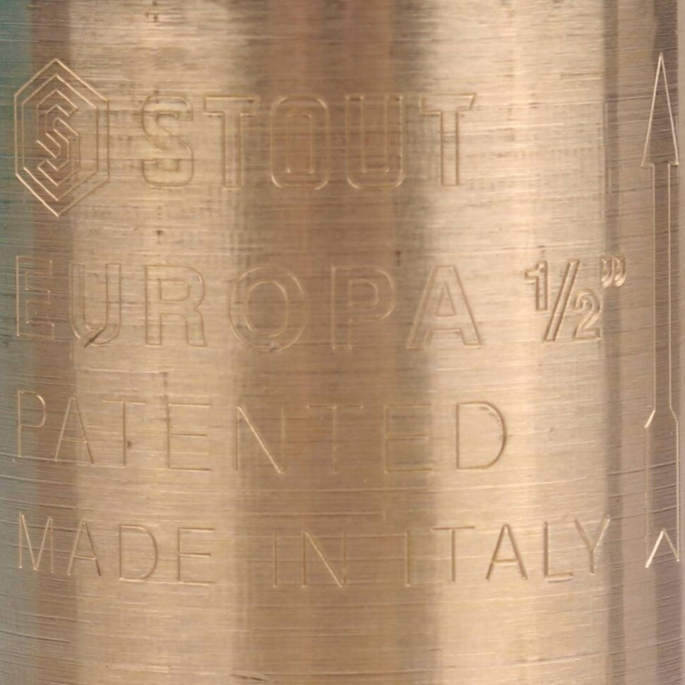 STOUT  1/2" Клапан обратный пружинный муфтовый с металлическим седлом