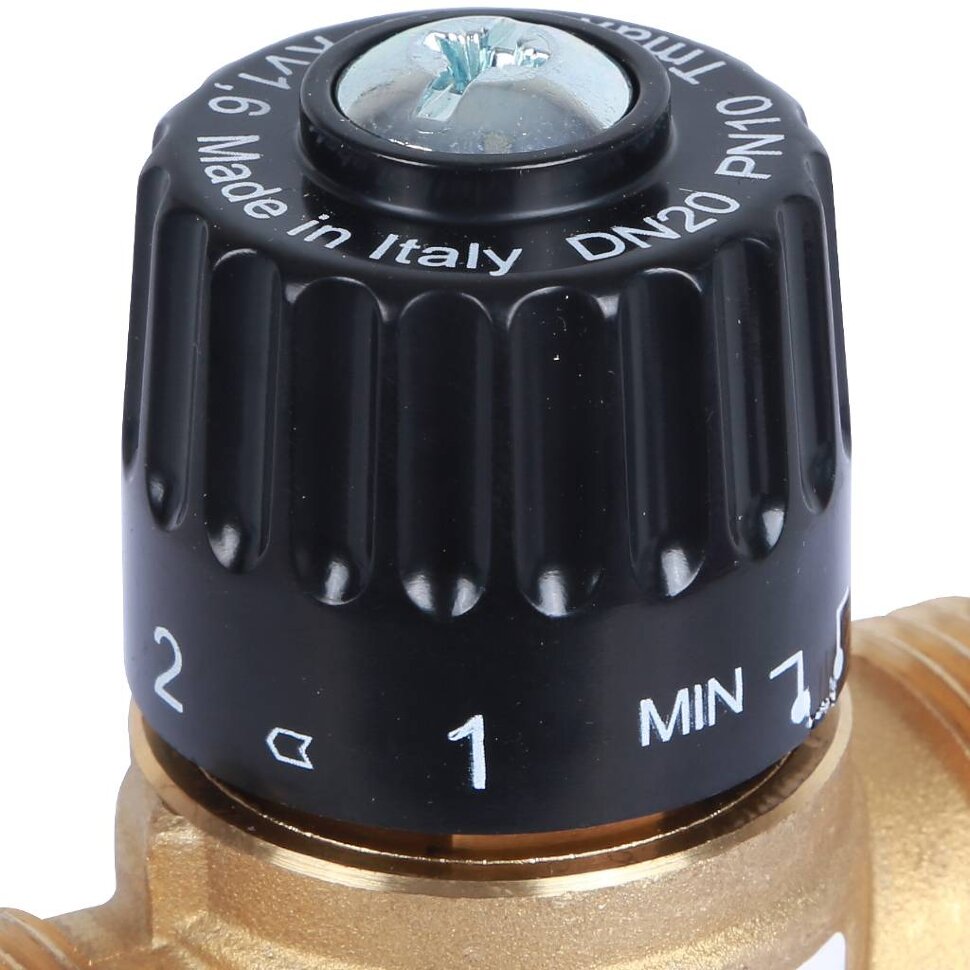 STOUT SVM-Термостатические SVM-0120-164325 STOUT Термостатический смесительный клапан для систем отопления и ГВС. G 1” M, 20-43°С KV 1,6 м3/ч