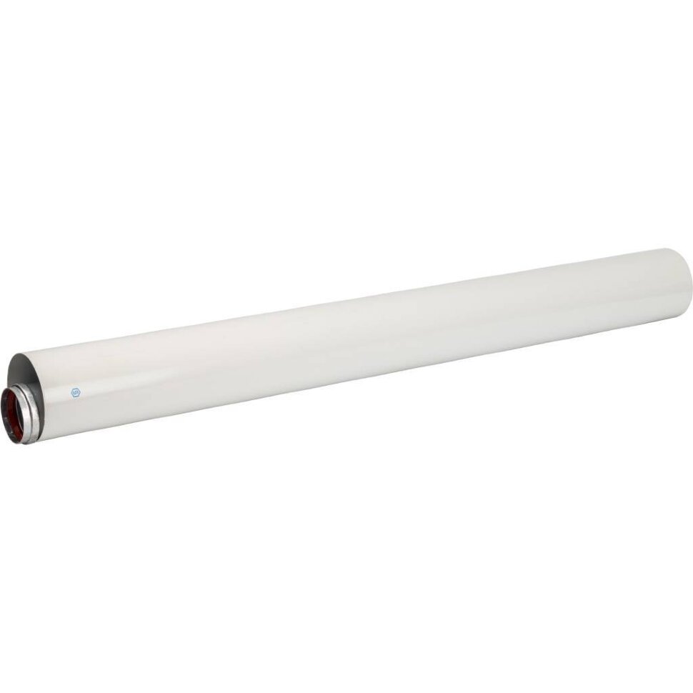 STOUT  Элемент дымохода  DN60/100 труба коаксиальная 1000 мм п/м, уплотнения и хомут в комплекте