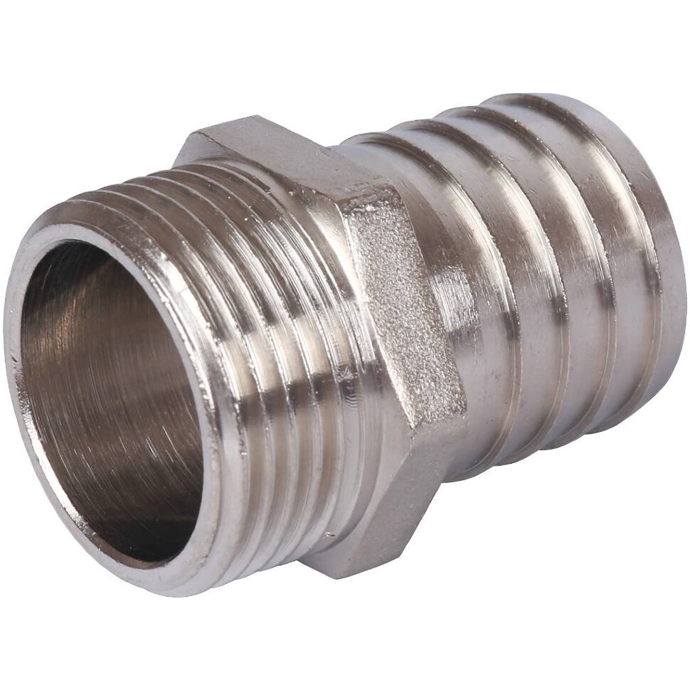 STOUT  Штуцер НР никелированный 1"x30