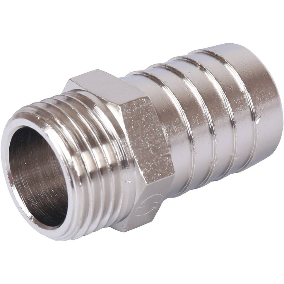 STOUT  Штуцер НР никелированный 1/2"x20