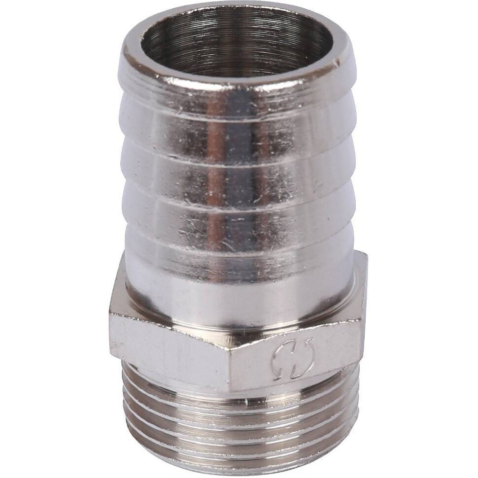 STOUT  Штуцер НР никелированный 3/4"x25