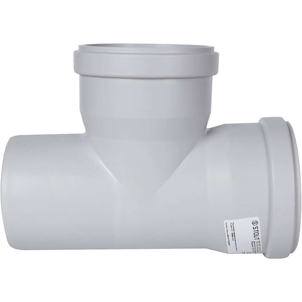 STOUT SKB-0017-011087 STOUT D 110 х 110 х 110 / 87,5° Крестовина двухплоскостная канализационная бесшумная