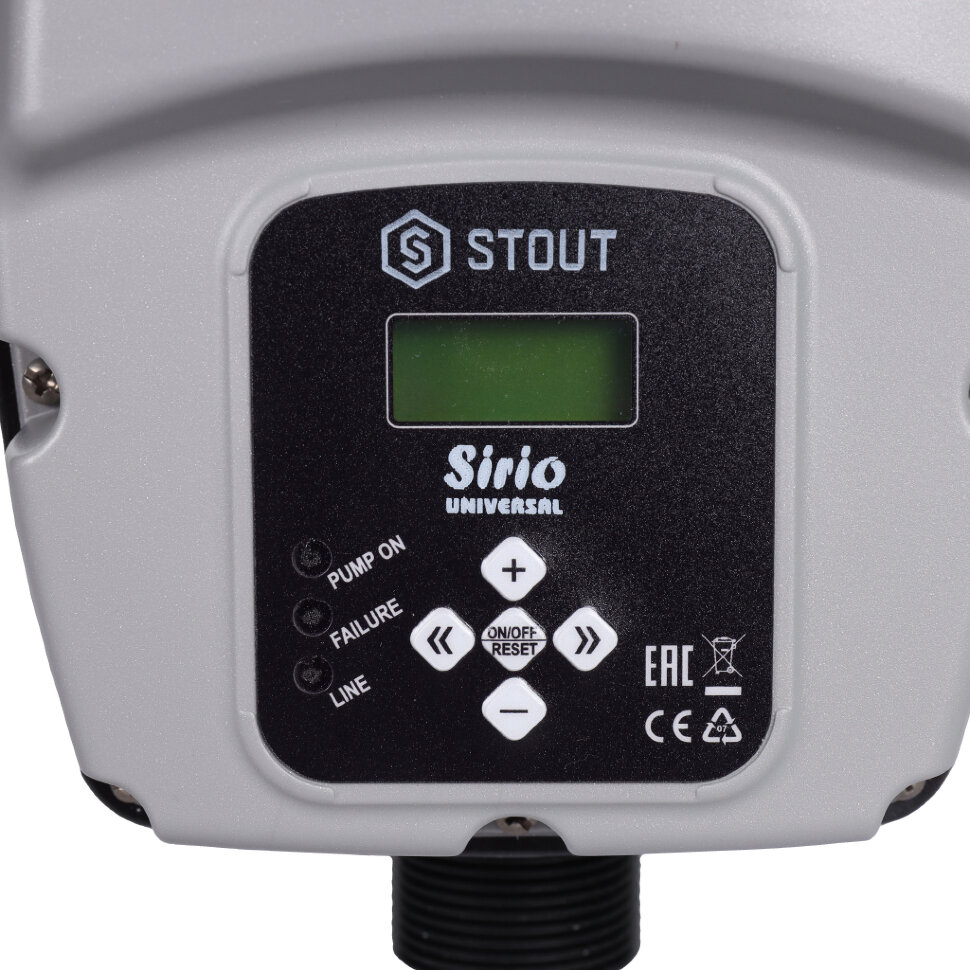 Блок управления насосом STOUT SIRIO UNIVERSAL