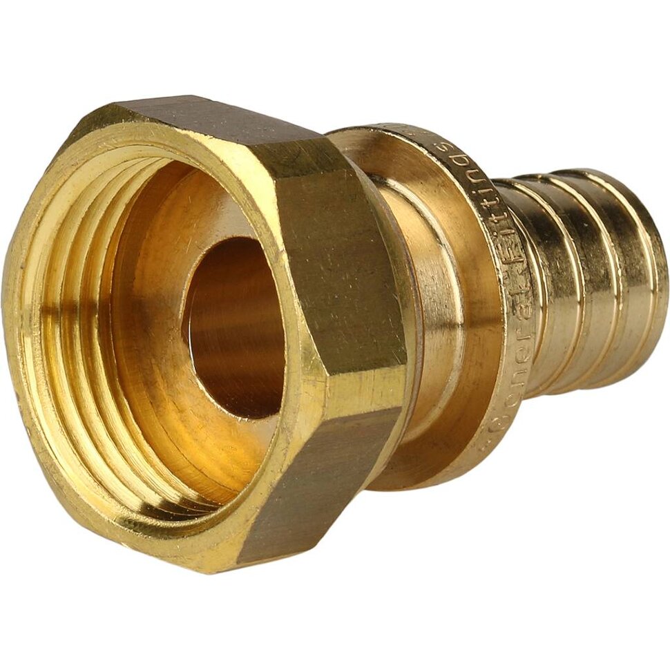 STOUT  Переходник с накидной гайкой 20xG 3/4" для труб из сшитого полиэтилена аксиальный
