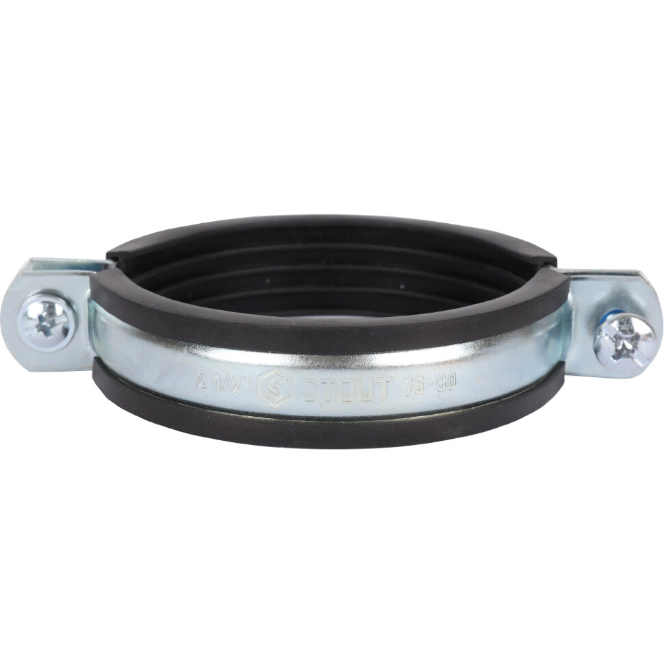 STOUT SAC-0020 Хомут для труб с гайкой 2 1/2"(75-80)