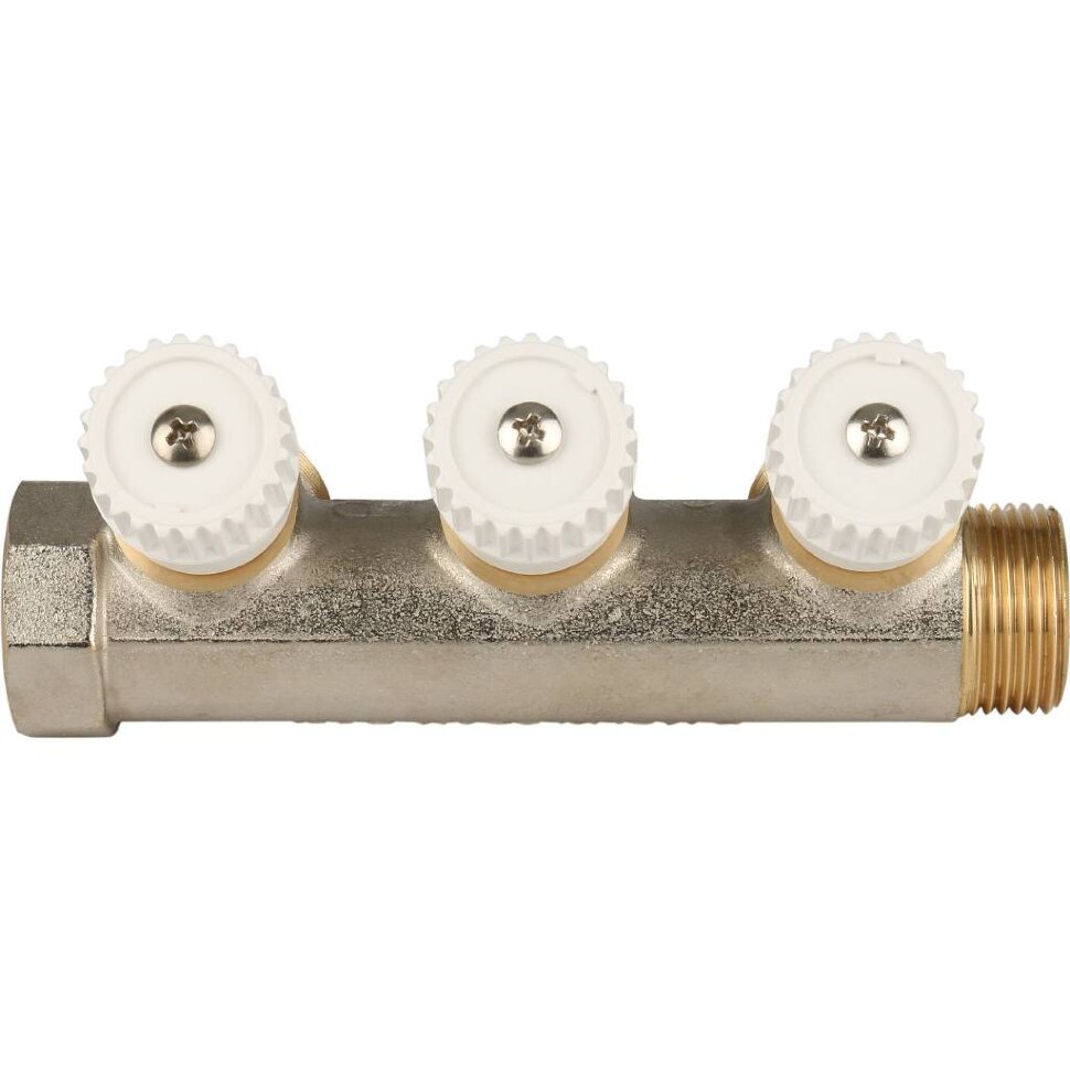 STOUT  Коллектор распределительный 3/4", 3 отвода 3/4"ЕК