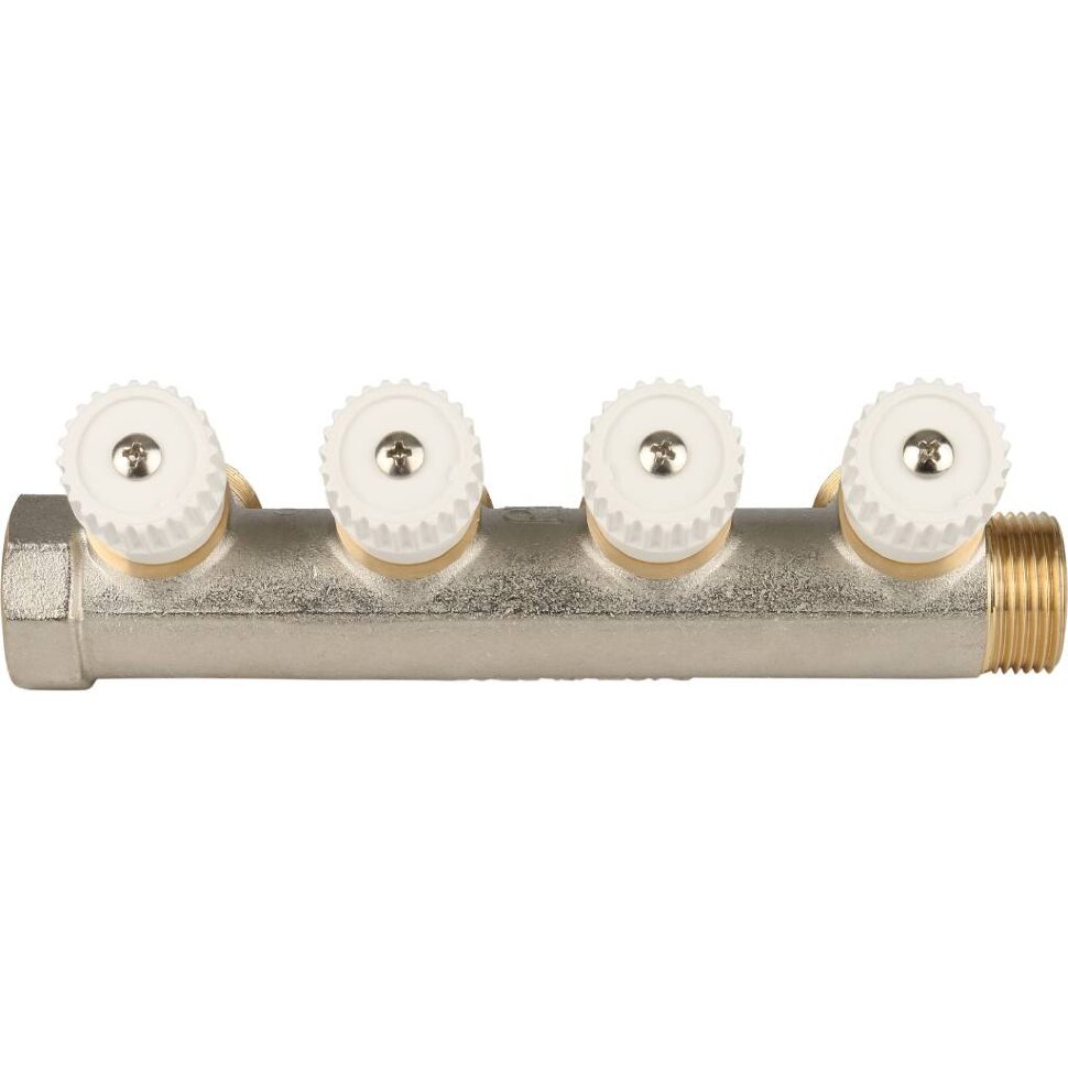 STOUT  Коллектор распределительный 3/4", 4 отвода 3/4"ЕК