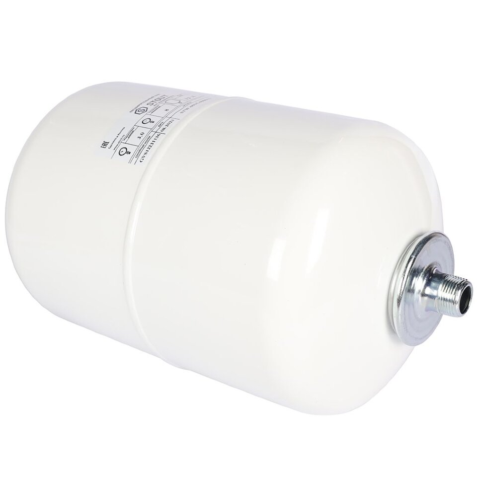 STOUT STW-0015-000012 расширительный бак, для ГВС 12 л. вертикальный (цвет белый)