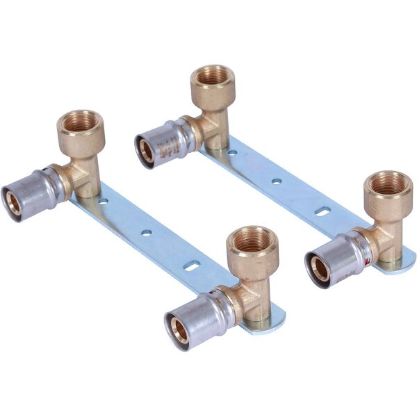 STOUT   Настенный комплект для смесителя 1/2"x20 для металлопластиковых труб прессовой