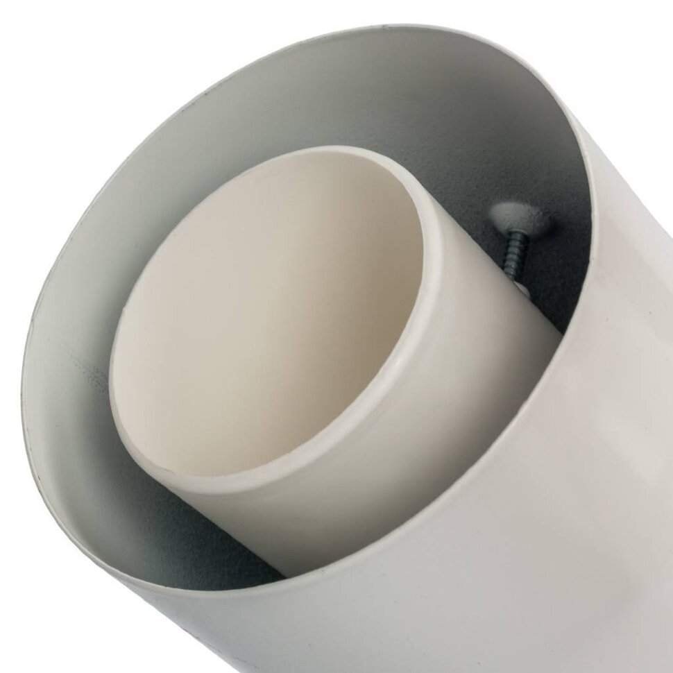 STOUT   Элемент дымохода конденсац. колено 90°/ адаптер 90° DN60/100 м/п PP-FE (совместим. с Baxi,Viessmann)