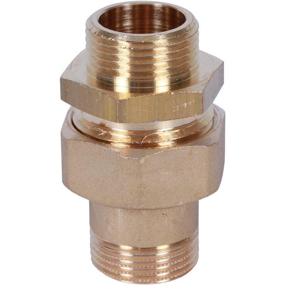 STOUT  Разъемное соединение "американка" НН, уплотнение под гайкой o-ring кольцо  1"