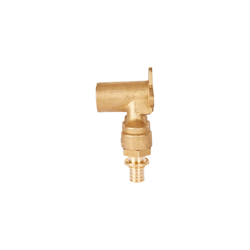 STOUT SFA-0039-001612 STOUT Проточный настенный угольник 16x1/2  для труб из сшитого полиэтилена