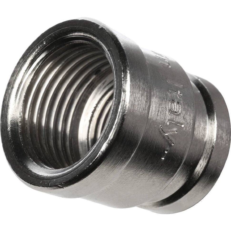 STOUT  Муфта ВВ переходная никелированная 1/2X3/8