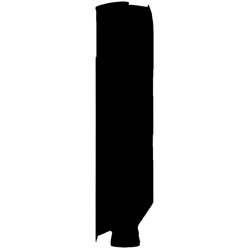 Радиатор алюминиевый GAMMA 350 8 секций, боковое подключение, белый STOUT