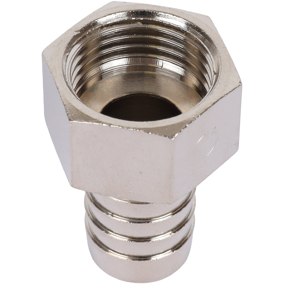 STOUT  Штуцер ВР никелированный 1/2"x16