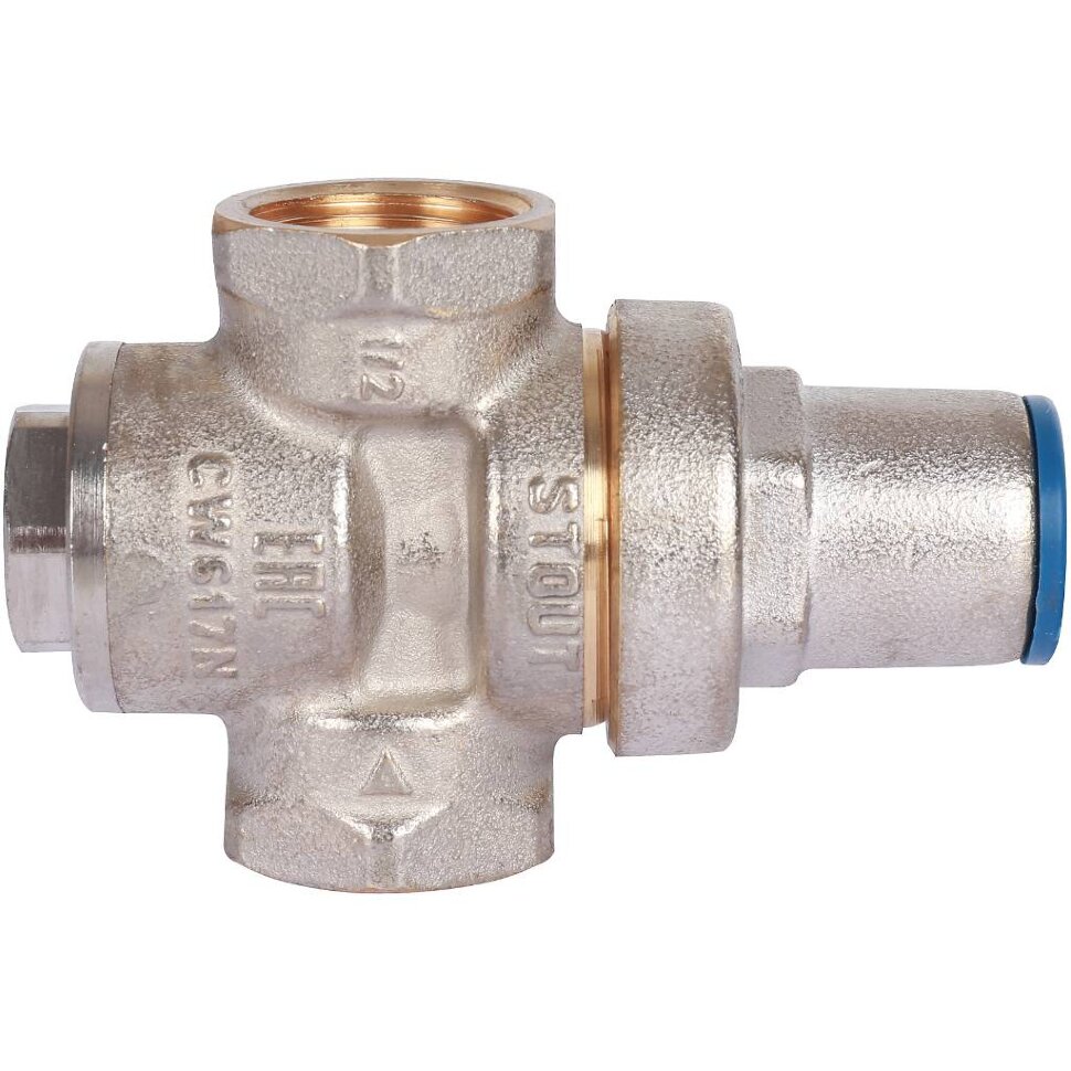 SVS-1009-000015 STOUT Редуктор давления PN16 вн/вн 1/2  без подкл. манометра