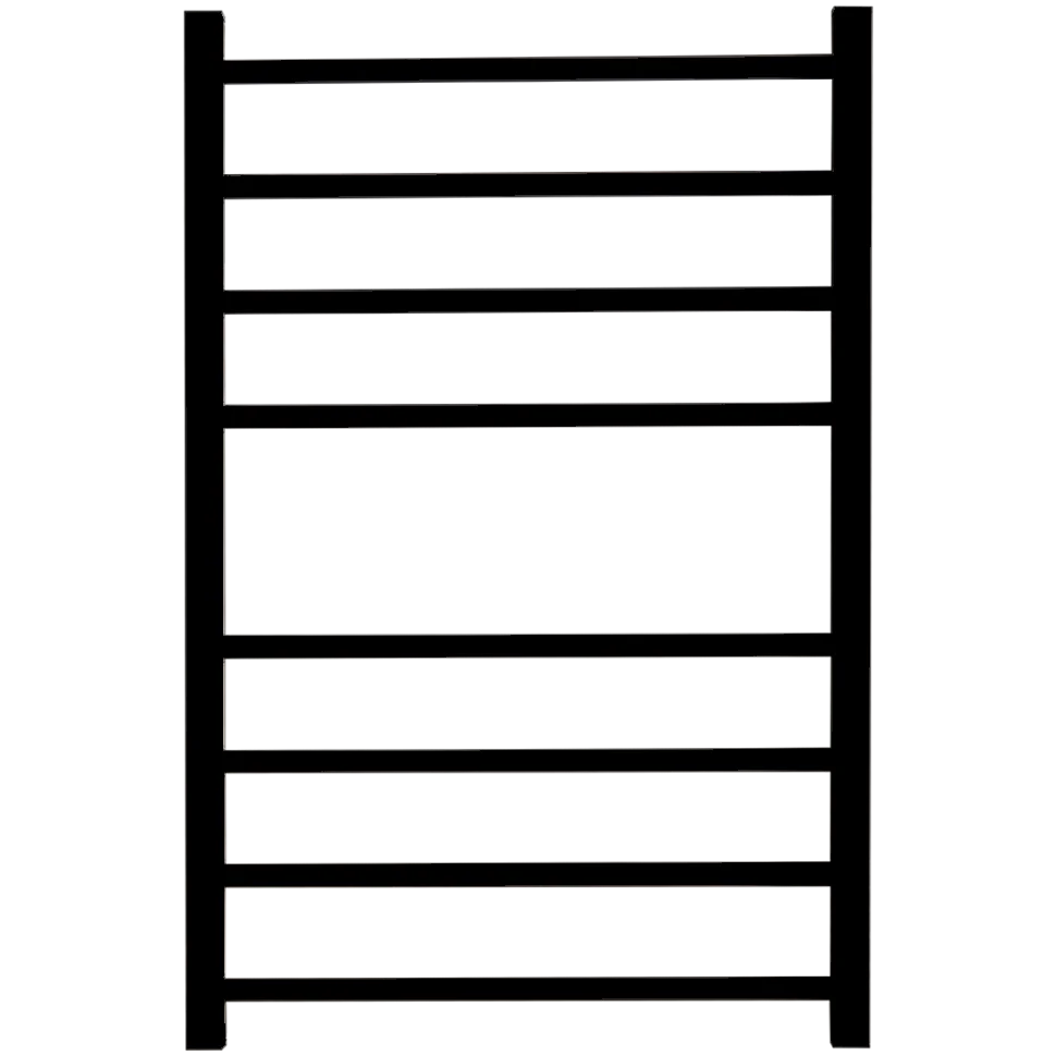 Полотенцесушитель электрический STOUT PIANO quadro 80*50 черный матовый
