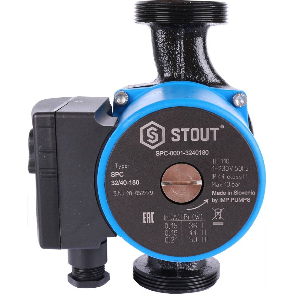 STOUT  Насос циркуляционный 32/40-180