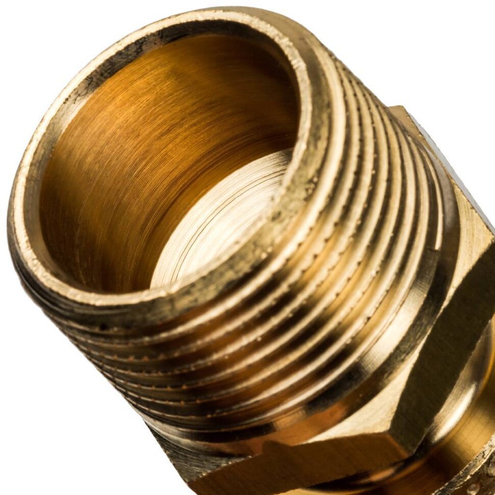 STOUT  Переходник с наружной резьбой 20xR 3/4" для труб из сшитого полиэтилена аксиальный
