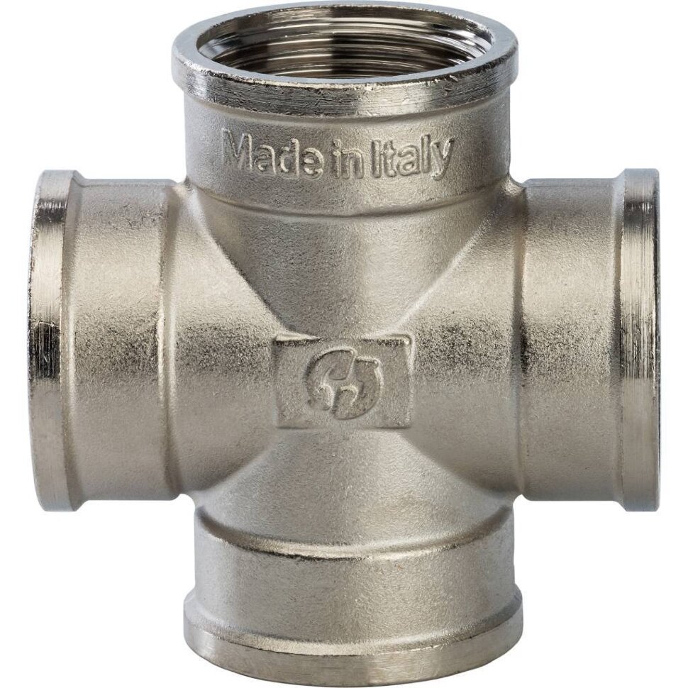 STOUT  Крестовина ВВ никелированная 1"1/4