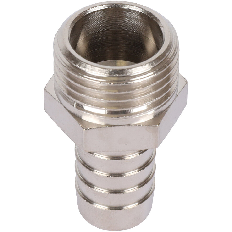 STOUT  Штуцер НР никелированный 1/2"x14