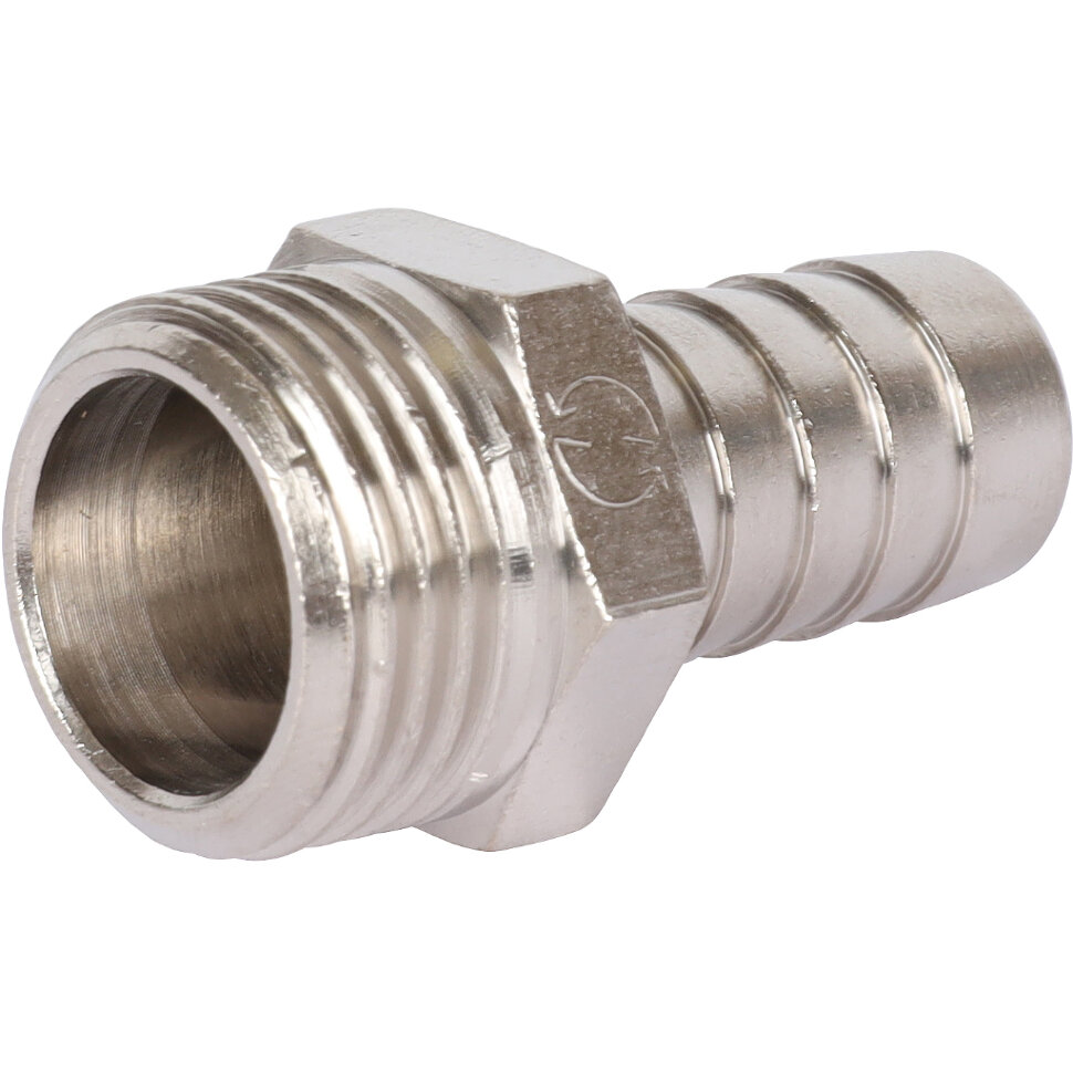 STOUT  Штуцер НР никелированный 1/2"x14