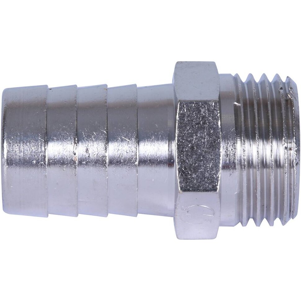 STOUT  Штуцер НР никелированный 1/2"x18