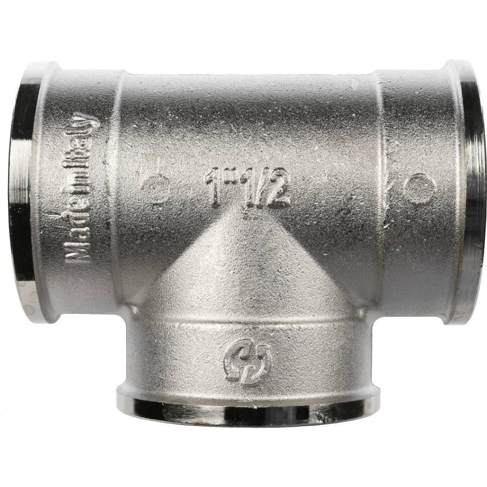 STOUT  Тройник ВВ никелированный 1&quot;1/2