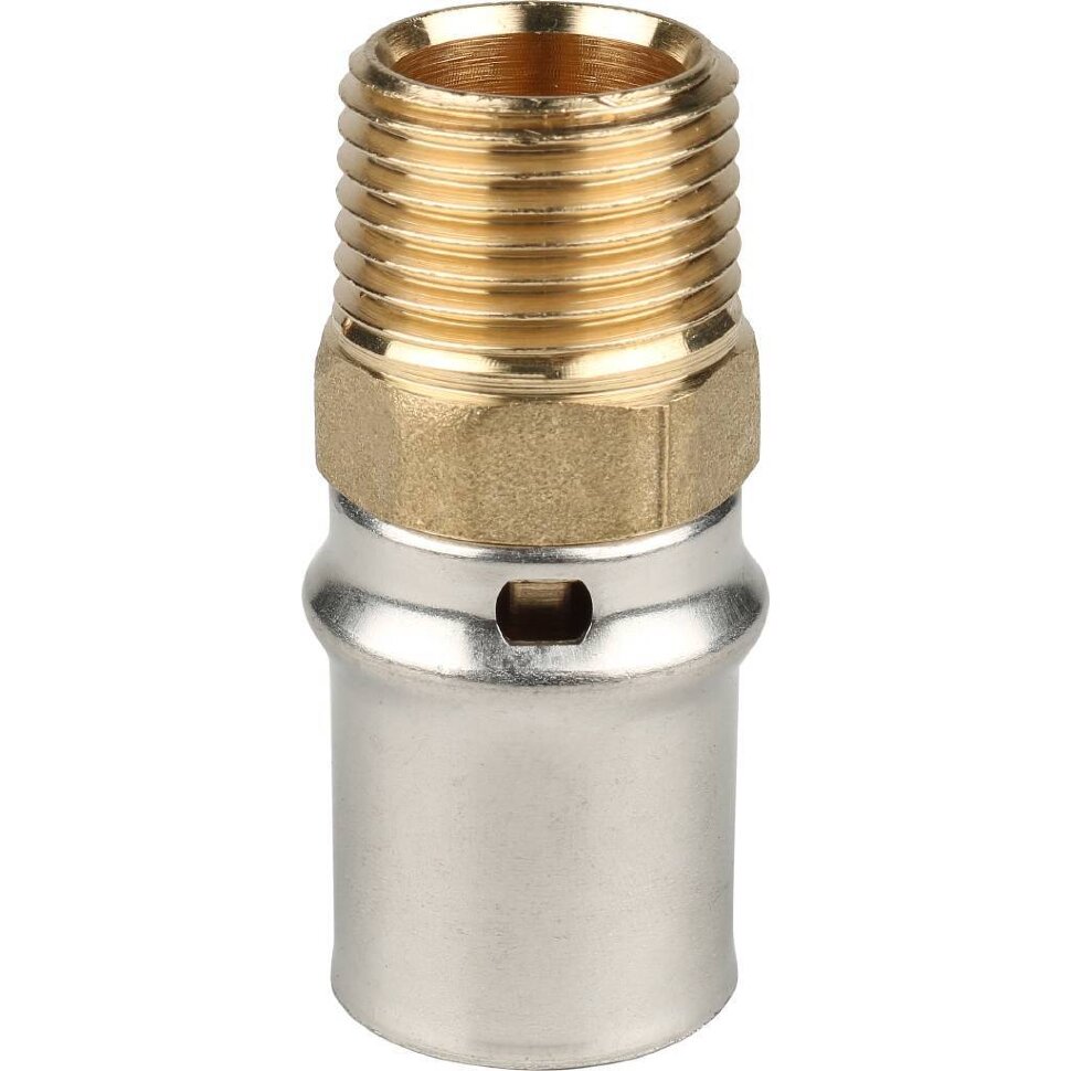 STOUT   Переходник с наружной резьбой 1/2"х20 для металлопластиковых труб прессовой