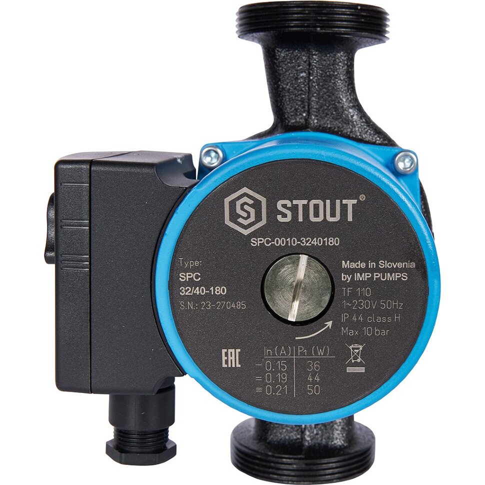 Насос циркуляционный STOUT 32/40-180