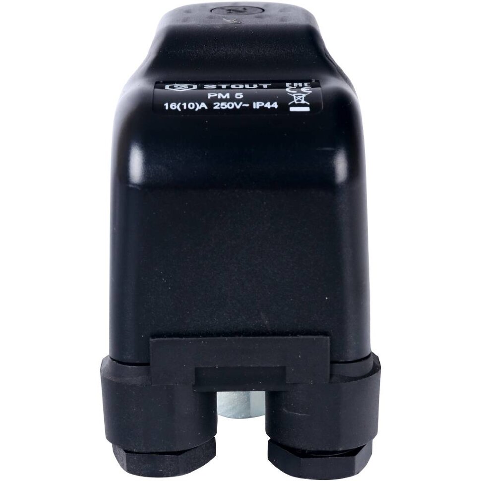 STOUT SCS-0001 Реле давления для водоснабжения PM5G,  1-5 бар, 1/4", с накидной гайкой.