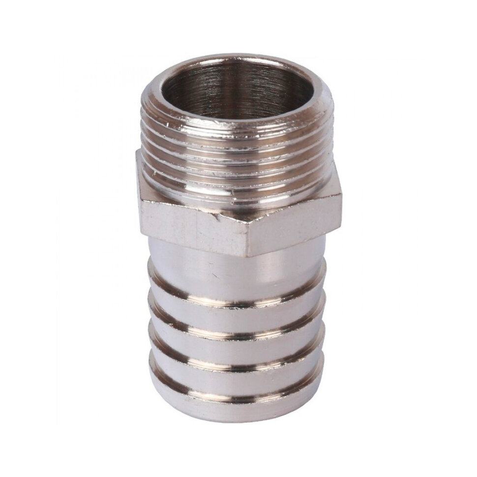STOUT  Штуцер НР никелированный 1"1/4x40