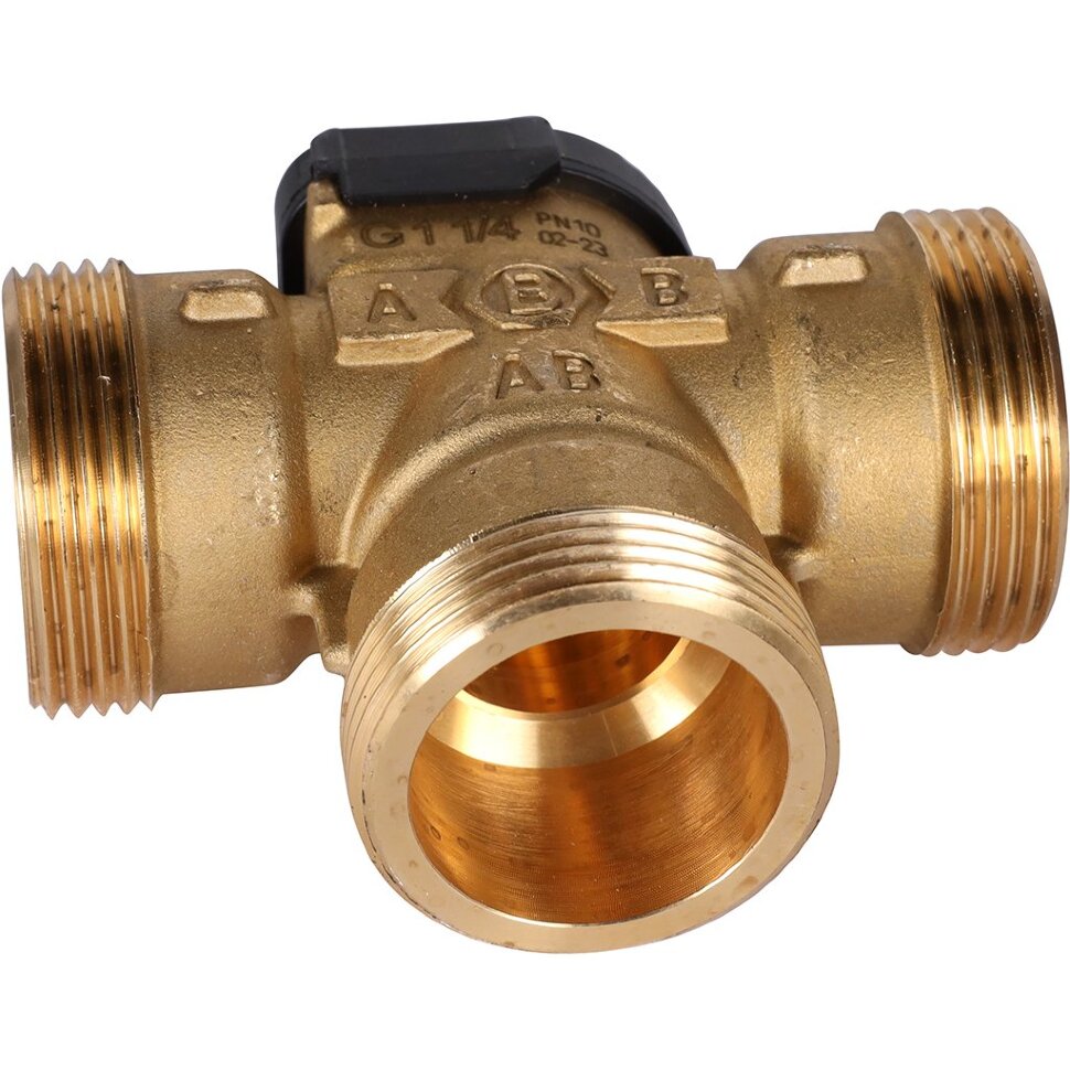 STOUT SVM-0170-300132 STOUT Компактный 3-Ходовой зональный клапан, сервопривод 230V, с кабелем 1м,, НР 1 1/4