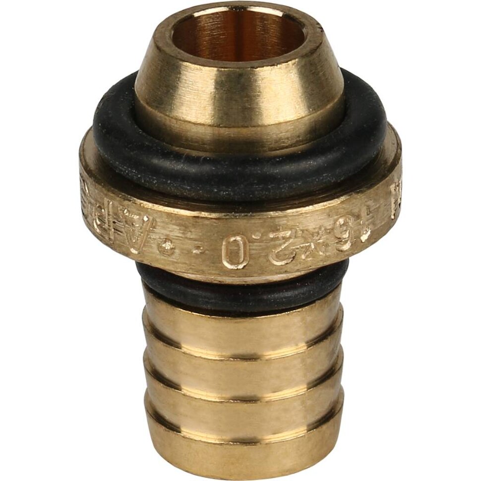 STOUT   Угольник-переходник с внутренней резьбой 1/2"х16 для металлопластиковых труб винтовой