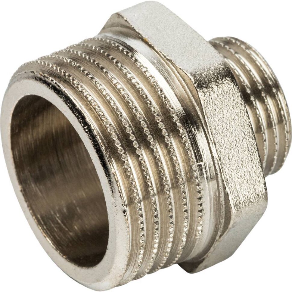 STOUT  Ниппель НН переходной никелированный 1"X1/2
